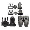 2x Diving Fin Strap Buckles Black Buckle Dive Flippers