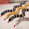 Long Pattern Simulation Snakes Plushie Realistic Snake Stuffed Toy  Halloween Gift