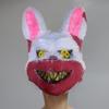 2025 Halloween Cosplay Face Mask Fancy Party Stage Make-up Scary Rabbit Cartoon Head Cover Carnival Costume Prop Masquerade Mask