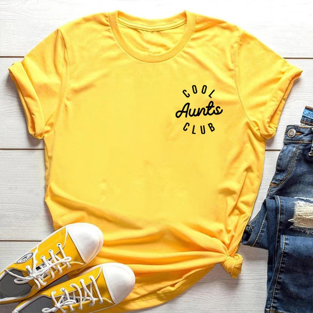 Cool Aunts Club Shirt Favorite Aunt Shirt Funny Cool Aunt Tee Cool Aunt Gift From Niece Trendy Shirts for Women Harajuku Y2k Top