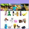 Minecraft Tema 16 stk Byggeklodser Sæt Til Kagedekoration Og Diy Figurer Kit