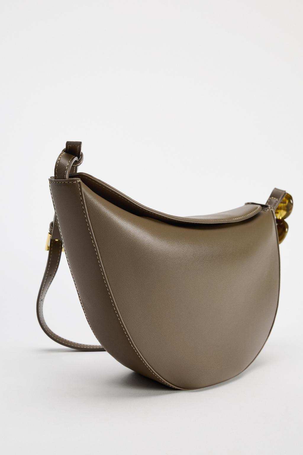 

Fashion Beading Women Shoulder Bag Half Moon Handbags PU Leather Crossbody Bags for Women Designer Underarm Bag Hobo Tote 30x27x7.5cm