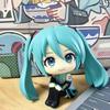 Atsune Miku Look Up Anime Action Figure 10Cm Pvc Kawaii Chibi Sitting Desktop Decor Collectible Model Home Ornament Gift Toys