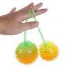 Decoration Elastic Glow Hair Ball Glowing Elastic Ball Toy Led Light Up Toy Glowing Hair Flash Ball