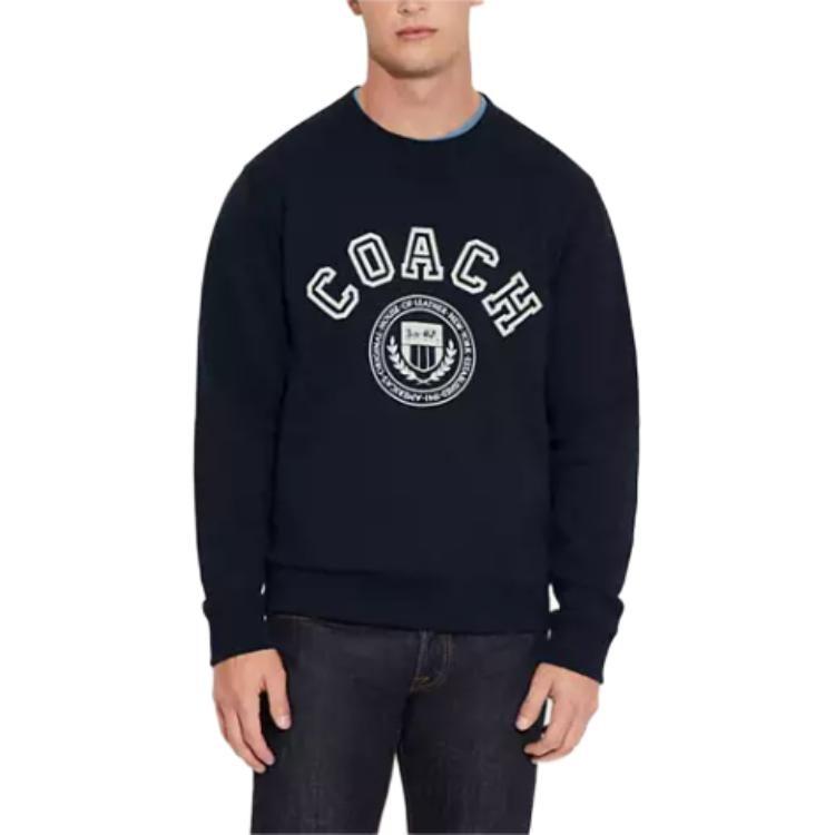 Coach FW22 Sweatshirt Men's Marine Blue CB671-DWP