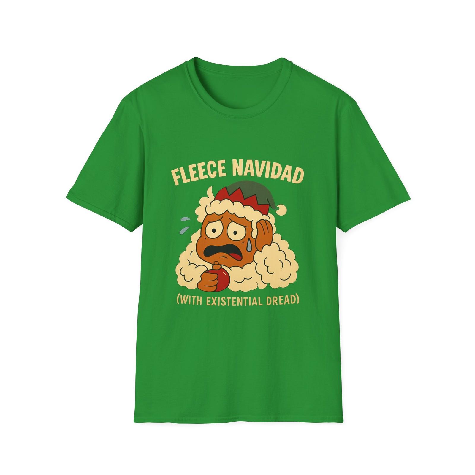 Unisex Softstyle T-Shirt Mens Womens Tees Top Fleece Navidad Christmas Funny Monster L