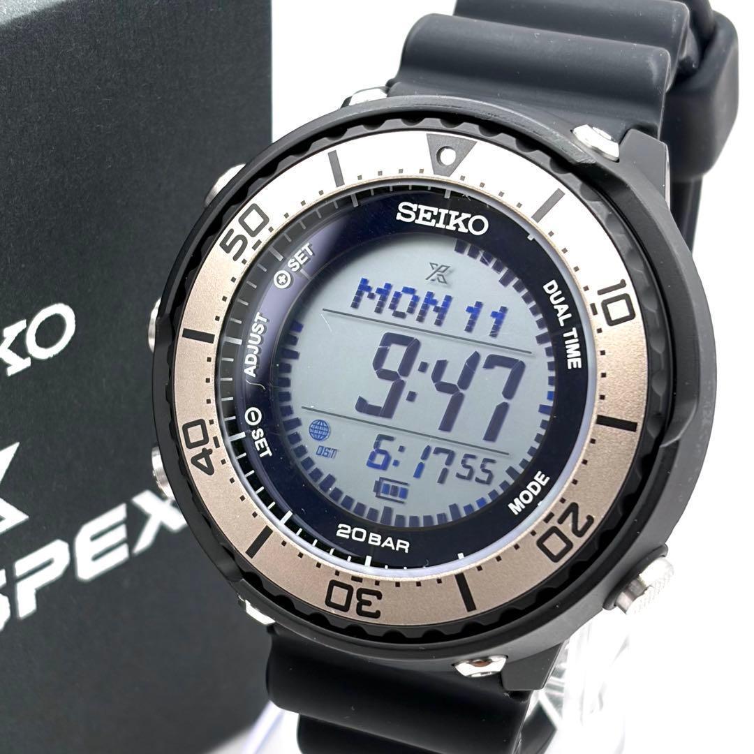 Box warranty included Working Seiko PROSPEX FIELDMASTER Divers S802-00A0 SBEP023 LOWERCASE