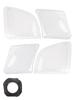 Left+Right Front Headlight Clear Lens For Lexus LX470 1998-2007