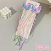 2pcs Butterfly Tassel Hair Clips for Babies Girls Long Streamer Hairpin Lightweight Durable Hair Accessories for Everyday Use