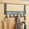 Baizien Over-Door Hook Rack with 6 Hooks
