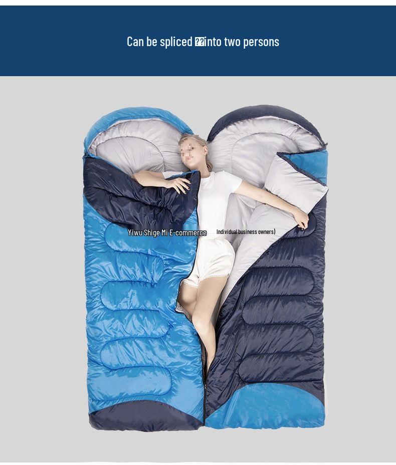 Vier-Jahreszeiten-Schlafsack für Erwachsene: Verdickt für Wärme, perfekt für Camping, Büro oder den Heimgebrauch