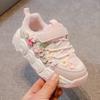 Girls' Sneakers 2025 Spring New Little Girl Lightweight Breathable Mesh Dad Shoes Children's New Year's Casual Shoes
