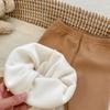 Autumn Winter Baby Fleece Lined Bear Butt Pants Elastic Warm Casual Leggings For Infants Toddlers