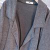 A New Large-sized Women's Autumn and Winter Long Knitted Trench Coat with A Sense of Design and Elegance