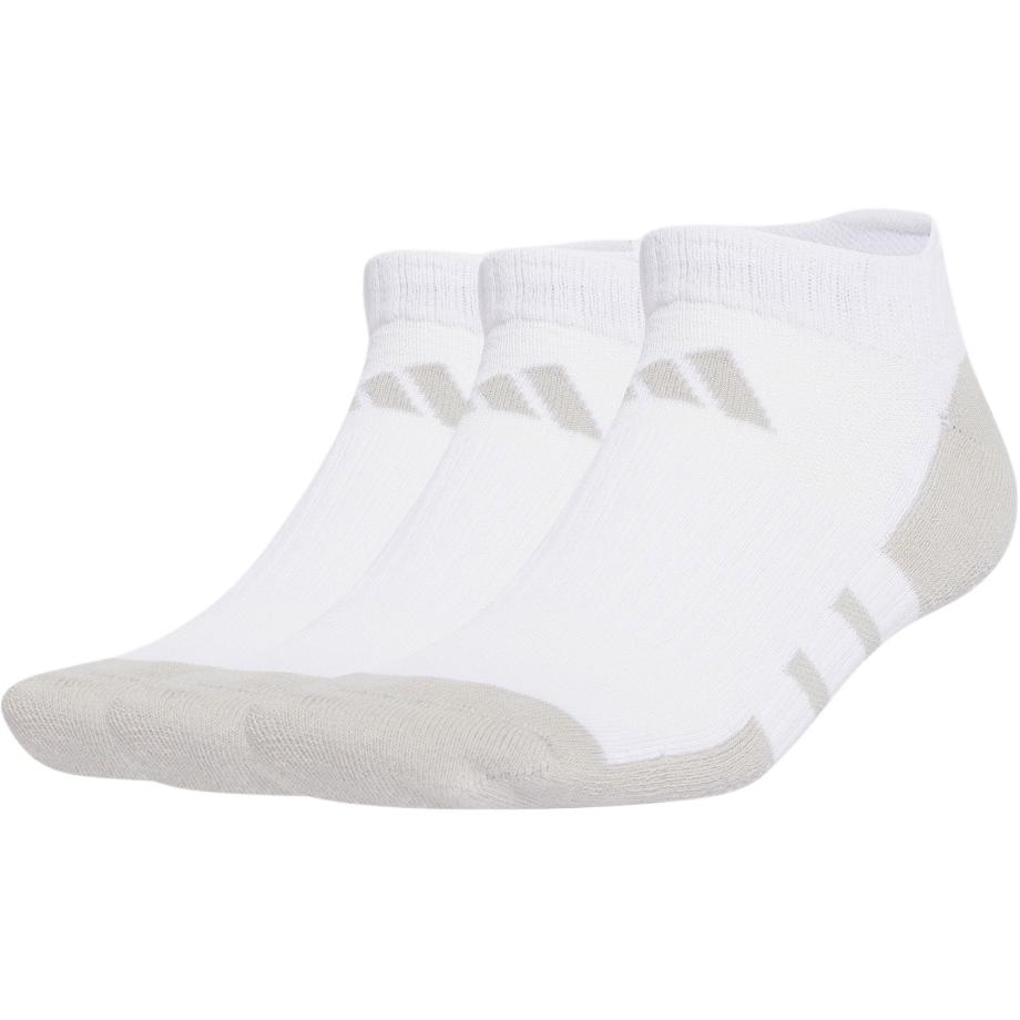 Adidas Ankle Socks Unisex 3 Pack White/Gray JD9573 L