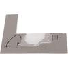 Needle Plate Assembly Cover, Sewing Machine Replacement Needle Plate Cover Plastic Material Needle Plate Assembly for Sewing Machine