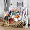 1pc, Dragon Warrior Home Decor: Super Saiyan Blanket, Perfect Gift for Bedroom, Living Room, Travel, Camping, Car, Beach, Office Naps. Cozy Flannel Th
