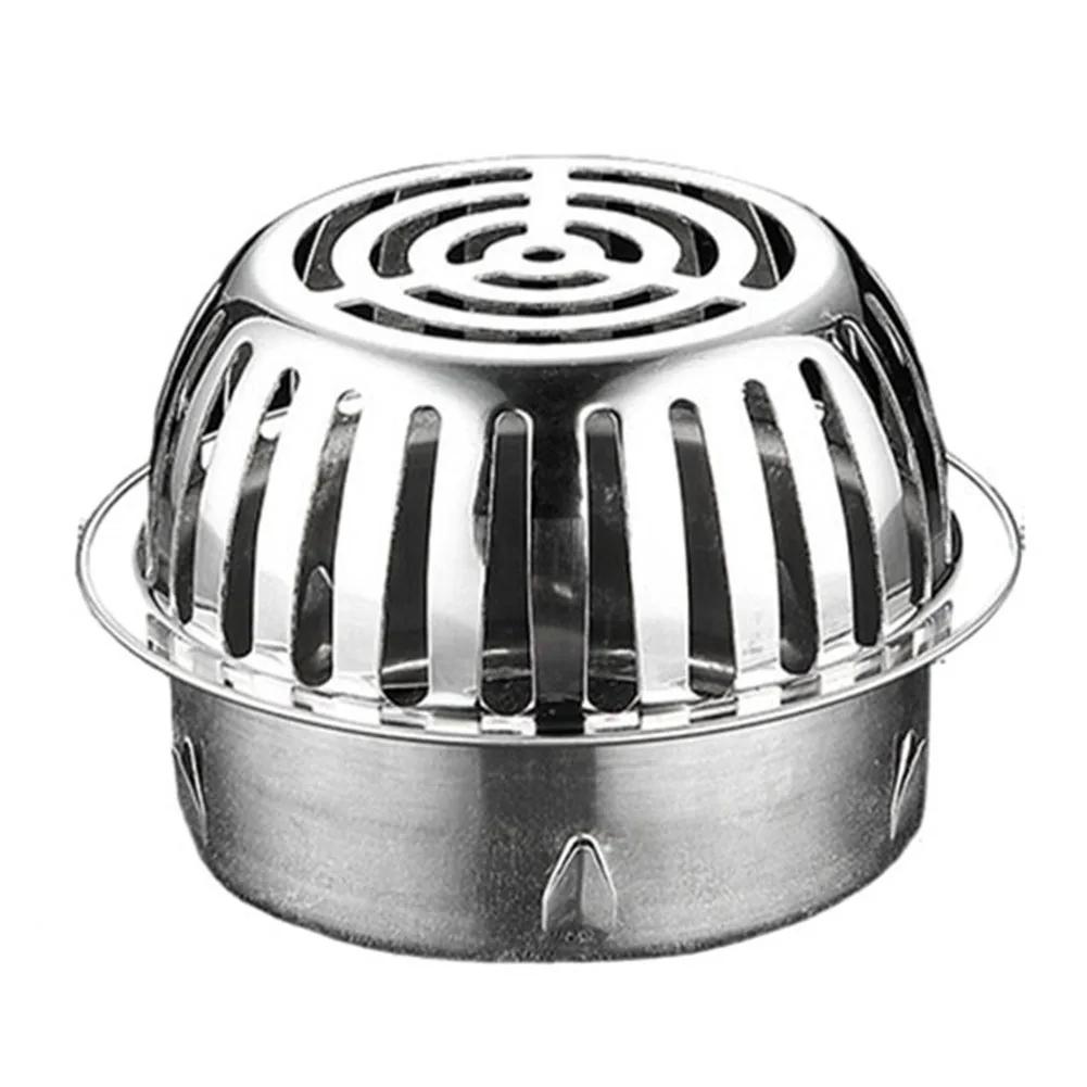 Roof Floor Drain 304 Stainless Steel Anti-Clogging Drain Pipe Sink Filter Floor Drain Rooftop Anti Clogging Floor Drain