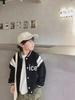 Boys' Fashionable Baseball Jackets - 2023 Spring & Autumn Styles with Velvet Lining for Middle and Large Kids