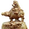 Premium Feng Shui Lao Tzu Riding Bull Wooden Statue, A Beacon of Taoist Wisdom and Chinese Mythology