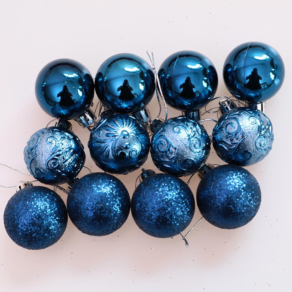 12pcs Christmas Ball Ornament Xmas Tree Ball Bauble Hanging Pendants Home Party Decor 2025 New Year Gift Noel Navidad