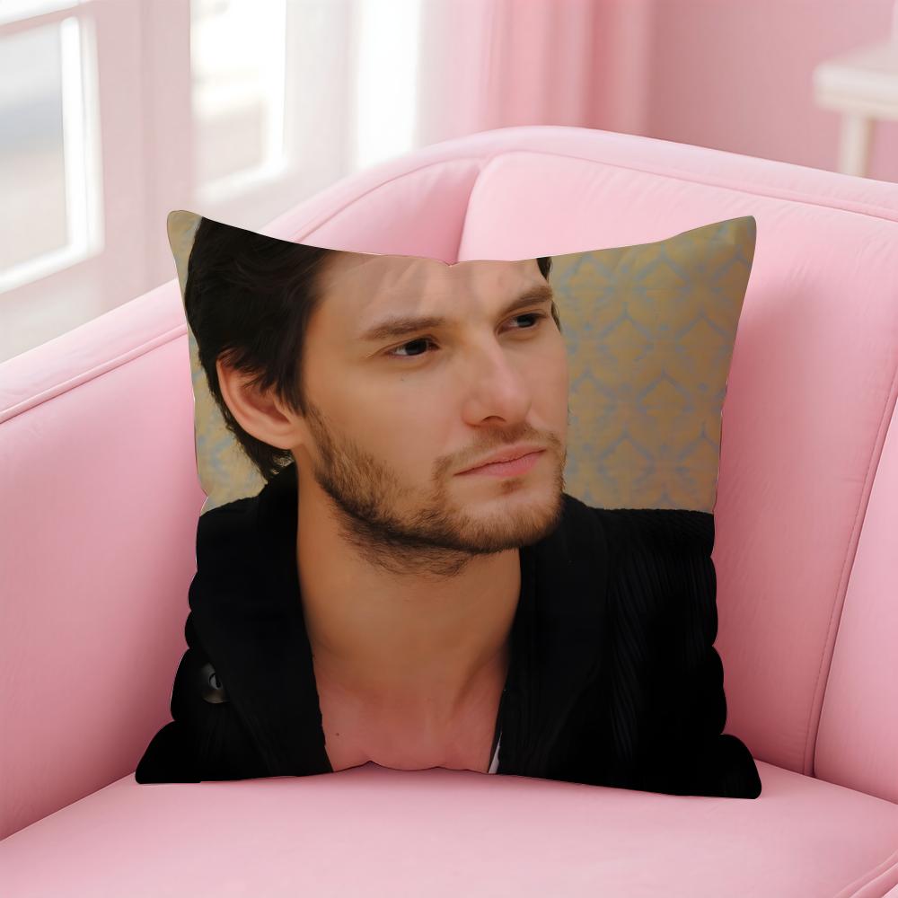 Cool B-Ben Barnes Cushion Cover Linen Pillowcase Cover Soft Decor For Sofa Home Room