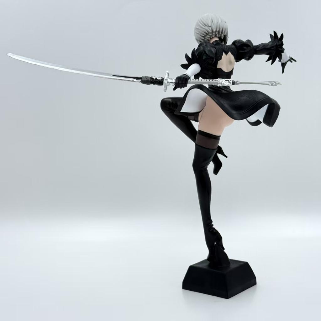 24 ס"מ ניר אוטומטה יוהה מס'. 2 סוג B figma 2B יצור קיין ניר PVC דמות פעולה בובה דגם פסל אספנות figura מתנה
