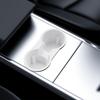 Inserto in Silicone per Portabicchieri nella Console Centrale, Portabevande Protettivo in Silicone, Inserto Antiscivolo per Portabicchieri per Auto