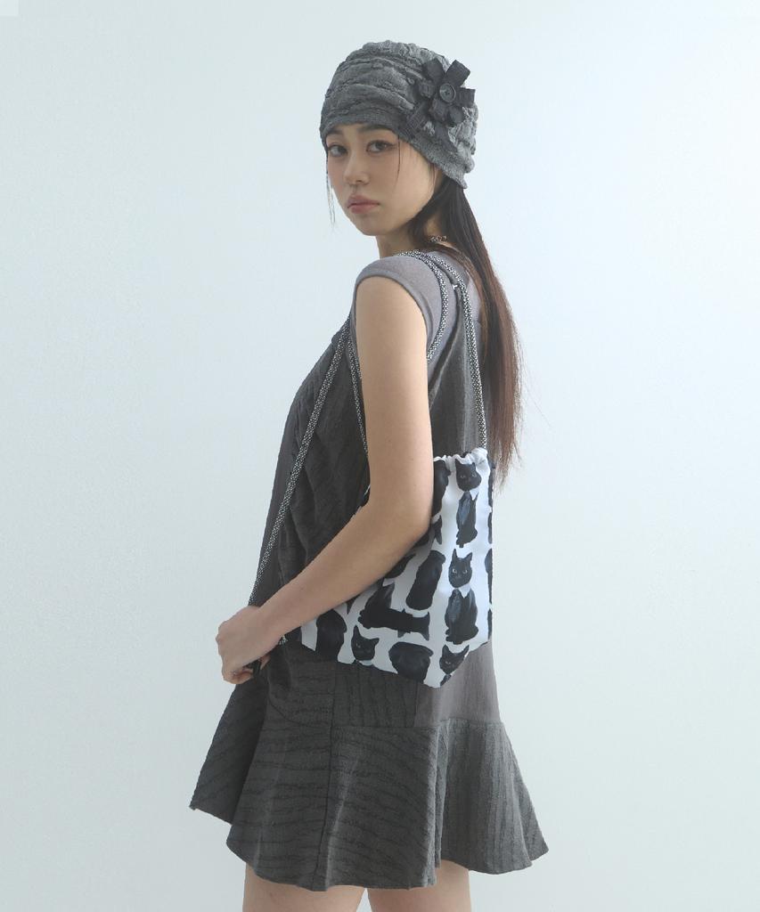 Mualeumoa Rosette Light Beanie-Gray