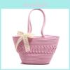 Water Bucket Bag For Women With Woven Straw Material And Casual Summer Style