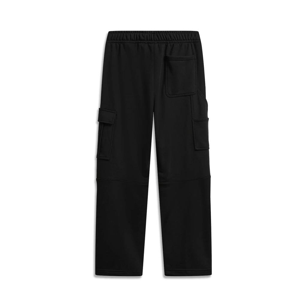 Li Ning Wade Series Straight Leg Solid Color Loose Casual Pants Men bottoms AKLW003-5