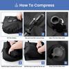 Dustproof Vacuum Compression Bag Reusable Luggage Vacuum Storage Bag  Backpack