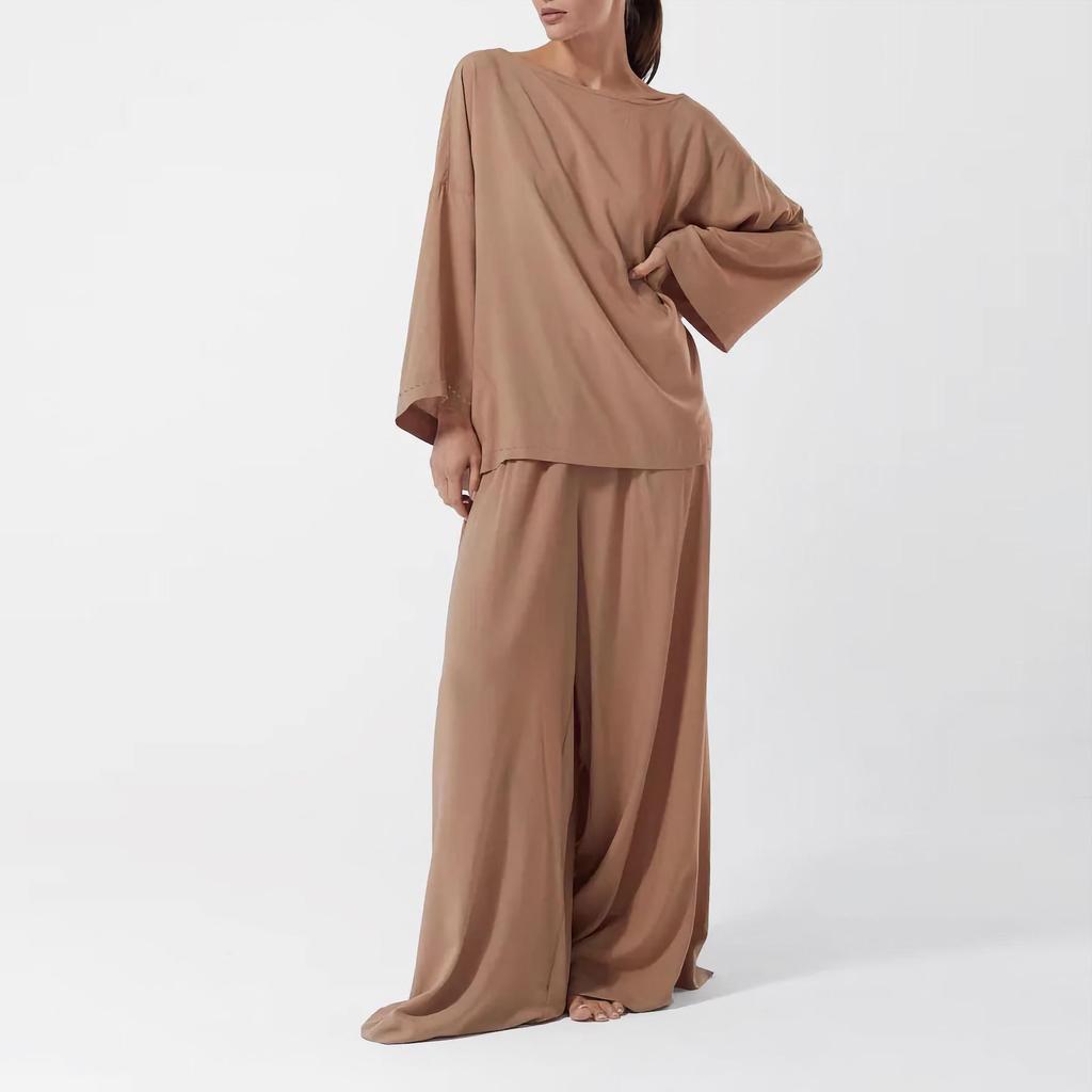 Plus Size French Chic Loose Homewear Set for Women