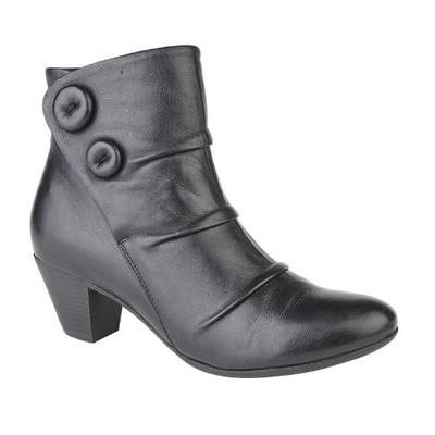 Womens/Ladies Emma Button Ankle Boot