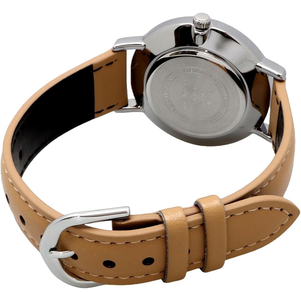 Casio Analog Quartz Women's Watch LTP-VT04L-7A1 Beige Leather Band Overseas Model