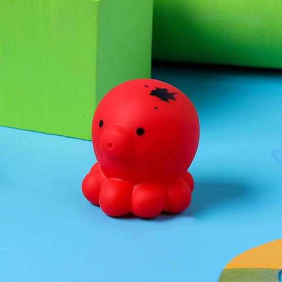 Kattebassenglekesett med fisk Kattevannlekebasseng med 6 interaktive fiskleker Katteplask Selvleke-basseng for innendørs kjede katter