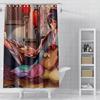 Tende da Doccia per Casa per Bagno Animali Paesaggio Tessuto Impermeabile Tende da Bagno Tenda da Doccia Moderna 180X200 240X200