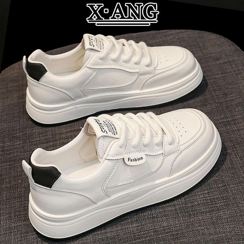 Leather Soft-soled White Shoes Women's Shoes Autumn New Versatile Student Shoes Casual Sports Shoes Board Shoes Women's