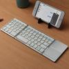 FCC CE RoHs Pocket-sized Rechargeable Wireless Bluetooth Ultra-Thin Slim Mini Folding Keyboard with Touchpad Foldable Keyboard