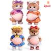 New 3D Cute Puppy Kitten Sticker Squeezable Shiba Inu Phone Case Decoration Children's Birthday Party Favor Festival Supplies