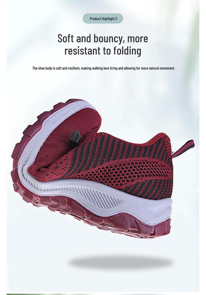 Men's Spring Soft Sole Walking Shoes: Comfortable Travel & Sports Footwear for Middle-aged & Elderly, Perfect Gift for Couples