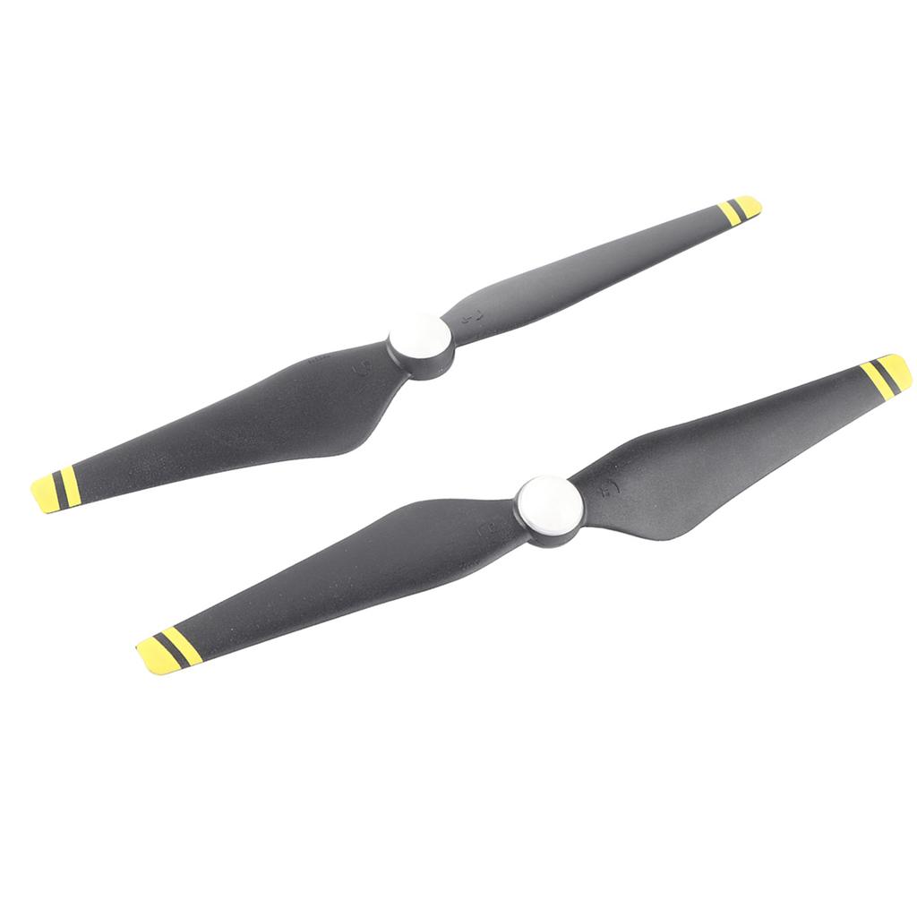 2 Pairs Self tightening Propellers for DJI Phantom 3 Drone Quadcopter Accessory(Yellow Edge)