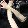 1 Pair Classic Lace Summer Sunscreen Ice Arm Cuffs Arm Sleeve Mittens Arm Cover Fingerless Driving Gloves
