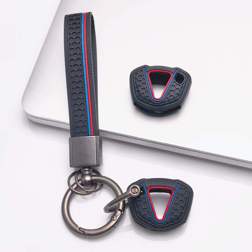 Key Cover for Kawasaki Ninja 250 300 400 650 ZX 6R 10R Anti-Scratch Surface Shockproof Structure Soft Grip Texture Easy Install Design