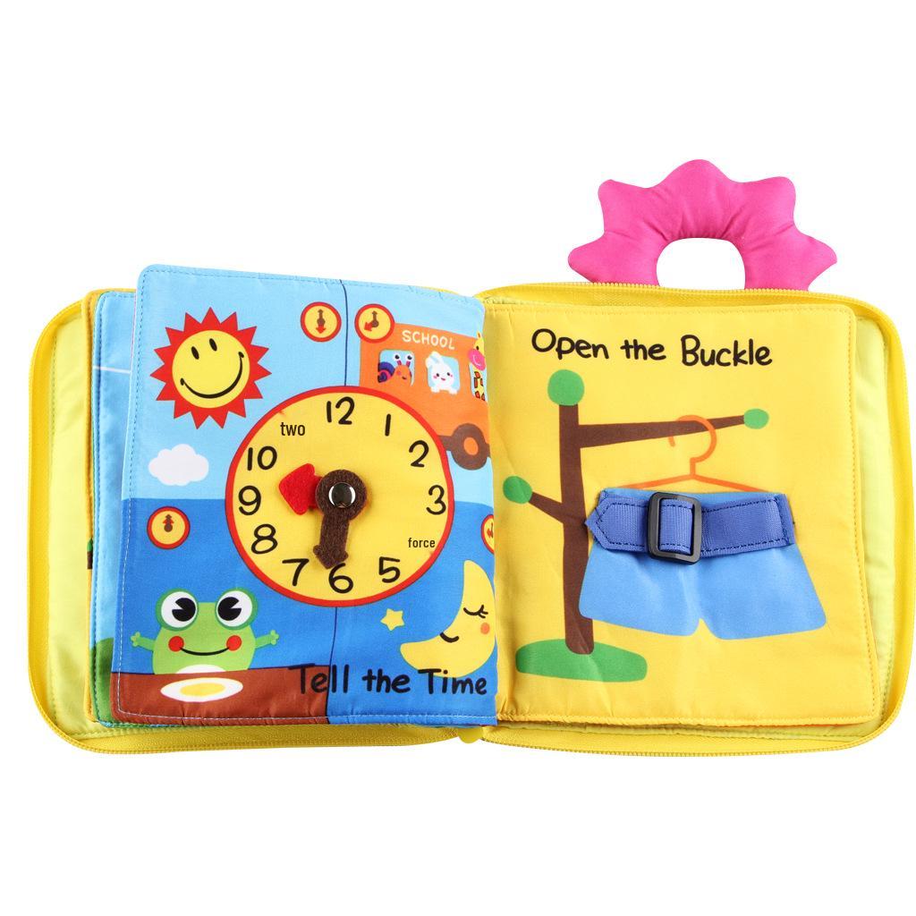 

Tear-Proof Chewable Baby Cloth Story Book for Early Education, Ages 0-3