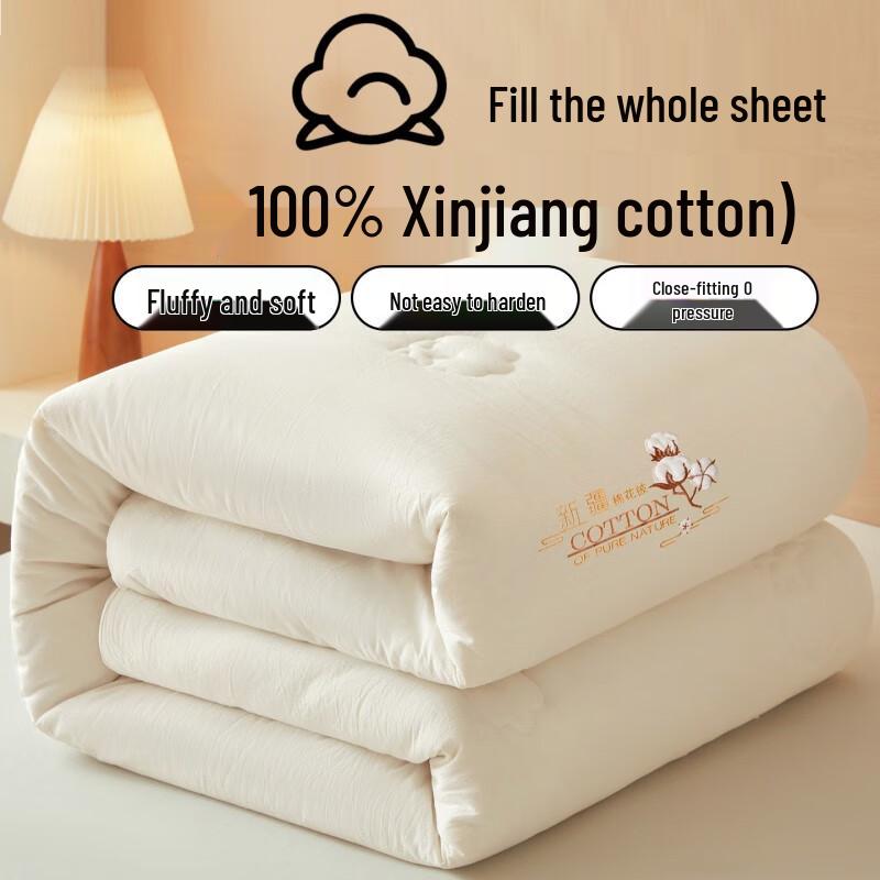 LISMa 100% Xinjiang Cotton Thickened Antibacterial Winter Quilt