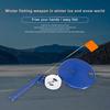 Bandeira de Pesca no Gelo Sólida Resistente ao Frio Azul Exterior Inverno Rio Flutuante Bandeira de Vara de Pesca para Pesca