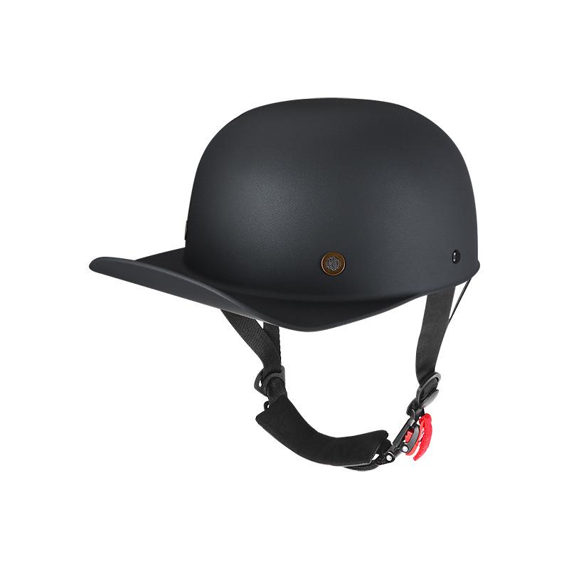 Vintage Helmet Gangster DS Personality Peaked Cap Baseball Cap Half Helmet Electric Car Scaler Helmet Helmet