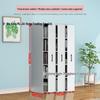 Mobile Dustproof Bookshelf: Sliding, Wheel-Equipped, Drawer-Type Storage Cabinet