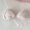 2PCS Fluffy Plush Cat Ears Soft Plush DIY Ear Appliques  for Hat Headband Garment Decoration